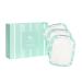 Dock & Bay Reusable Makeup Pads - Face & Skin Cleaner - Ultra Soft Washable - 3 Pack with Included Wash Bag - (12x10cm) - Eucalyptus Green Eucalyptus Green 3 Count (Pack of 1)