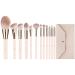 12-Piece Powder Makeup Brush Set | Concealer Foundation & Eye Shadow Brushes - Perfect for Flawless Beauty - Buy Online on GoSupps.com