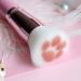 Cat Paw Makeup Brush - Soft Fiber Loose Powder Brush Hair Rounded Tapered Brush for Liquid Cream Powder Blending Buffing Concealer Pink - Buy Online on GoSupps.com