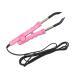 Hair extension iron Hair Extension Iron Connector Fusion Hair Extension Keratin Bonding Salon Tool Constant Temperature Heat Connector(Pink)