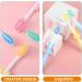 HEALIFTY Kids Toothbrush Set - 4pcs Rubber Handle Toothbrush with Suction Cup (Random Color) - Buy Online on GoSupps.com