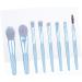 Baluue 8pcs Makeup Brush for Woman Mini Makeup Brushes Eyeshadow Makeup Brushes Facial Kit Wooden Blue 14x1x1cm Blue - Buy Online on GoSupps.com