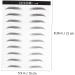 FRCOLOR 2 Pairs Waterproof Makeup Stickers Waterproof Artificial Eyebrow Template Cosmetic 4d Makeup Tools - Buy Online on GoSupps.com