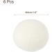 sourcing map 6 Pcs Wool Dryer Balls 1.6 Inches Wool Laundry Dryer Balls for Reducing Clothing Static and Wrinkles White 1.6" White - Buy Online on GoSupps.com