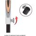 Eyebrow Pencil Sharpener Aid Prevent Deformation Eyebrow Pencil Sharpener Tool Firmly Secure Firmly for Daily Use (Silver) - Buy Online on GoSupps.com