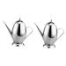 Zerodeko Simple Syrup Bottles 2pcs Stainless Steel Leakproof Seasoning Pot Convenient Oil Dispenser 16X8CMx2pcs Silverx2pcs
