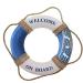 WJIANKPA Life Preserver Ring50cm/20in Pool Safety Ring,Foam Lifebuoy Swim Tube Wall Decoration,Life Ring Wall Decor (Blue)