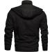 Hanxiulin Men's Oversized Plush Jacket - Warm Lined Fleece Winter Parka | Breathable Black Bladder Fleece Coat - XL - Buy Online on GoSupps.com