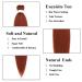 Dark Ginger Pre-Stretched Copper Braiding Hair 26 Yaki Texture 6 Packs/Lot - Hot Water Setting Professional Synthetic Hair for Box Crochet Extensions (350) - 26 Inch (Pack of 6) - Buy Online on GoSupps.com