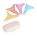 Portable Urinals 1pc Multifunctional Female Urinal Outdoor Travel Emergency Portable Standing Silicone Urinal Storage Box for Men Women (Color : Blue)