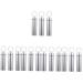 Hemoton 15 pieces of toothpick pocket holder Key trailer bottles lockable aluminum key matches of dental gear and tooth storage Camping sealed sealed