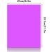 Lystaii 9pcs Gel Light Filter Color Correction Overlays - Purple 11.7x8.3 Inches for Film, Video, Photo, Stage - Transparent Colored Lighting Gel Sheets - Buy Online on GoSupps.com