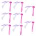 Frcolor 8 sets trim intimate area bikini-shamlone intimate shave template electrical women razor hand tools bikini hair cutter private Miss painless razor paragraph 7x3cmx8pcs different colors x 8 pieces