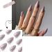 French Solid Color False Nails Detachable Full Cover False Nail Wearable Press on Nails DIY Manicure Decoration Gift - Buy Online on GoSupps.com
