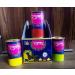 Holi ke rang gulaal holi Indian festival color items color pack of 6 gift box