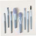 Gogogmee 8pcs Powder Brush Eyeshadow Makeup Brushes Makeup Brush for Woman Cosmetic Face Brushes Wooden Blue - Buy Online on GoSupps.com