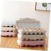 Yardenfun Box Outdoor Egg Carton Eggs Flat Bracket Egg Supply Convenient Egg Case Egg Rack Superimposed - Buy Online on GoSupps.com