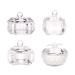 Asudaro Dappen Dish Set | 2PC Clear Glass Dappen Dishes with Lid for Acrylic Powder & Nail Art | Transparent Styling Tool - Buy Online on GoSupps.com