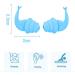Ustnir Silicone Earplugs | Reusable & Waterproof Earplugs for Swimming Sleeping Studying & Work - Floating Design for Adults - Buy Online on GoSupps.com