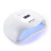 JEWHITENY U V LED Nail Lamp 120W U V Lights for Nails Quick Curing Gel Nail Polish with 36 Light Beads  Digital Display 4 Timer Setting  Automatic Sensor for Home and Salon.