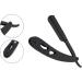 Matte Black Cut Throat Razor for Precision Moustache & Beard Shaving - Buy Online on GoSupps.com