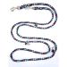 Dogeline Double leash Practice line for medium dogs up to 45 kg over 39 colors very stable (2.80 m Africa) 2.80 m brown-hell blue-dark blue