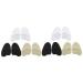 FOMIYES 6 Pairs Forefoot Pad Fore Foot Pad Cushion for Heels Women Adhesive Forefoot Sponge Half Insole Replaceable Metatarsal Pads Shoes Pads for Women Felt Suede High Heel Accessories