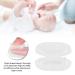 Baby Fingers Toothbrush - Transparent Silicone Tooth Cleaner for Toddlers | Food-Grade Oral Care Brush with Storage Case (White) - Buy Online on GoSupps.com