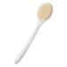 Bath Body Brush with Bent Handle & Soft Bristles Back Scrubber Off-White(Lenght:36 cm)