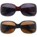 HyKaada 2 Pack Bifocal Reader Sunglasses 1.5x UV Protection Sun Reading Glasses - Designer Colors with 2 Pouches - Buy Online on GoSupps.com