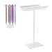 Acrylic Hair Extension Stand and Display Holder Transparent Hair Cutting Stand for Salon and Home Use