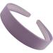 Topkids Accessories Satin Alice Headband Head Band Hairband Hair Band Women Adult Girls Kids School 60s 70s 80s Plain Aliceband 2.5cm 1" Thick Wide Hard (Lilac) - Buy Online on GoSupps.com