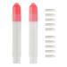 Set of 2pcs Professional Nail Art Nail Refillable Polish Varnish Removers/Correction Pens/Correctors With 10pcs White Replacement Tips By VAGA