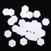 200 Count English Paper Hexagon Shapes Templates - 2 Inch White Quilting Templates for Sewing - Hexagon Piecing Paper for Quilting Supplies - Buy Online on GoSupps.com