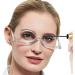 Shop OCCI CHIARI Makeup Reading Glasses - Flip Down Folding Cosmetic Readers for Women (1.0 to 6.0 Magnification - Buy Online on GoSupps.com