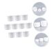 FRCOLOR 20 Pcs Cosmetic Lotion Bottles & Makeup Brushes - Portable Cream Boxes for Travel - Multifunctional White Ointment Containers - Buy Online on GoSupps.com