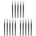 FRCOLOR 15 Pcs Silicone Lip Mask Brush Makeup Lip Brush Soft Cleansing Brush Cosmetic Lipstick Brush Makeup Eyeshadow Makeup Lipstick Applicator Massage Brush Plastic Sponge 14.5x0.5cmx3pcs Blackx3pcs