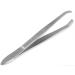 Straight eyebrow tweezers epilator tweezers 8 cm - 4 mm plucking width - stainless steel