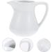 PRETYZOOM 1pc Ceramic Milk Cup Tea Kettles Creamer Small Glass Containers Cooking Cup White Teapot Appetizer White 10.5X6X9cm - Buy Online on GoSupps.com