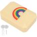 Dewin Portable Contact Lens Box Kit - Applicator Stick & Tweezers - Travel Container for Women - Yellow & Rainbow Options - Buy Online on GoSupps.com