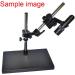 HAYEAR Heavy Boom Stereo Metal Table Stand for Industrial Microscope - Universal Large Platform, 50MM Lens Holder Ring Support, 3D Mode Adjust - Buy Online on GoSupps.com