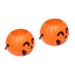 Toyvian 2pcs Witch Cauldron Pot Halloween Candy Kettles Treat or Trick Bags Pumpkin Bucket Halloween Candy Bowl Halloween Costumes for Girls Halloween Treat Bucket Child Led Snack Bucket Orangex2pcs mediumx2pcs