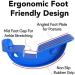 ProHeal Foot Rocker Calf Stretcher with Spiked Ball Massager - Plantar Fasciitis & Achilles Tendonitis Relief - Black (Blue/Purple Ball Options) - Buy Online on GoSupps.com