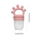 Freshy Toothing Pacifiers - Reusable Silicone Nipple Bite Toys & Fruit Feeders for Soothing Gums | Honhoha Rose Red - Buy Online on GoSupps.com