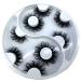 HBZGTLAD 25mm 3D Faux Mink Eyelashes - Handmade Thick False Lashes (5 Pairs) | Long Eye Makeup Extensions - Buy Online on GoSupps.com