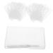 COHEALI 60pcs Elf Ear Stickers Silicone Patches Silica Gel Transparent Vertical Ear Tape Cosmetics Ear Patch Vertical Ear Patch Small Face Orthotics Ear Stickers Transparent 3.7x1.6cm