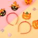 hgnxa Halloween Witch Headband Day of The Dead Nonwoven Hairband Material Kits Headpieces for All Age Festival Hair Decors Angry Pumpkin Hair - Buy Online on GoSupps.com