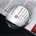 60mm Acrylic Paperweight Magnifier Reading - Dome Magnifier/Paperweight Optical Half Ball Lens (60mm) Better Life - Buy Online on GoSupps.com