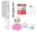 Electric Nail Drill Rechargeable Nail Files Portable Polisher Kit 30000 RPM Nail Remover Nail Buffer Manicure Pedicure Polishing Tools White