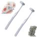 6-page round toothbrush super soft each tooth completely covers the sensory joy toothbrush 4 pieces deep cleaning portable toothbrush dental care for adults and children gray 2 gray 1 piece (1 Pack)